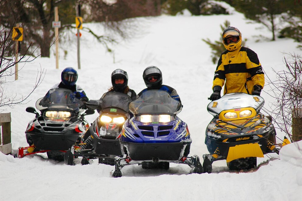 Snowmobiling Near Traverse City