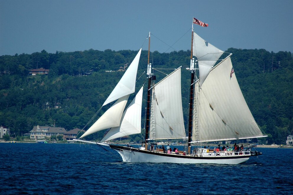 Tall Ship Sailing in Traverse City
